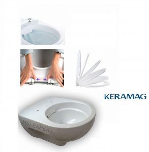 Die Spülrandlose Toilette von Keramag.