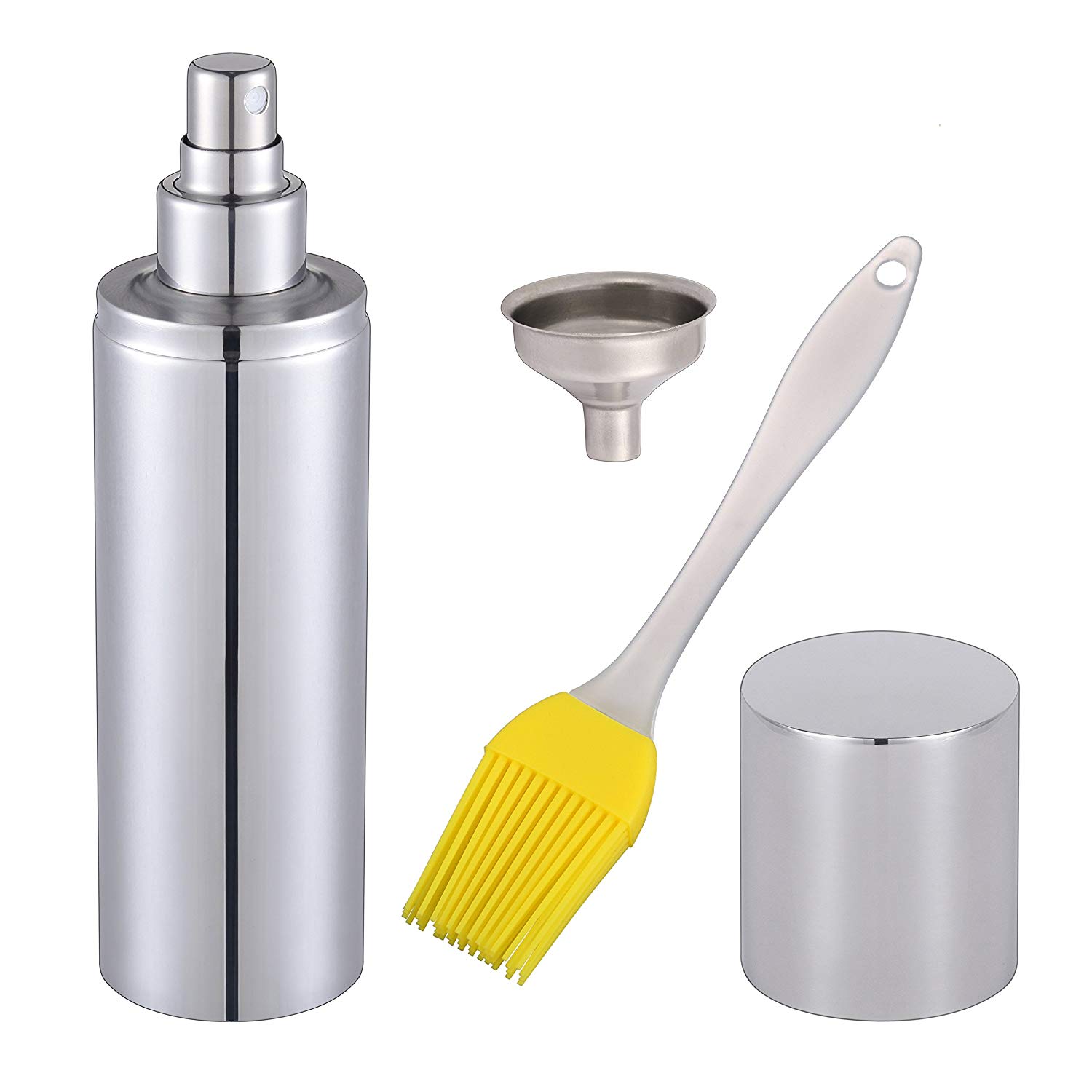 Edelstahl Sprühflasche 473 Ml | Pumpflasche Für Pflanzen Haare Kochen Grillen