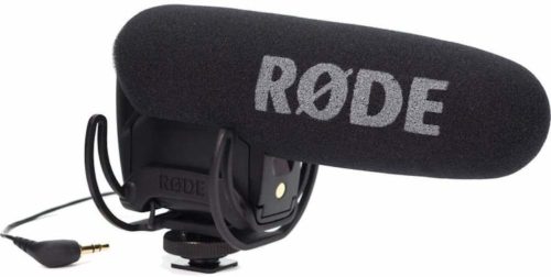 Rode VMPRY VideoMic Pro Rycote, Kamera-Richtmikrofon mit Lyre, Batteriespeisung