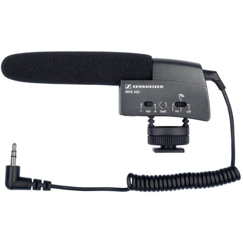  Sennheiser MKE 400 Video Mini-Richtrohrmikrofon für Kameras