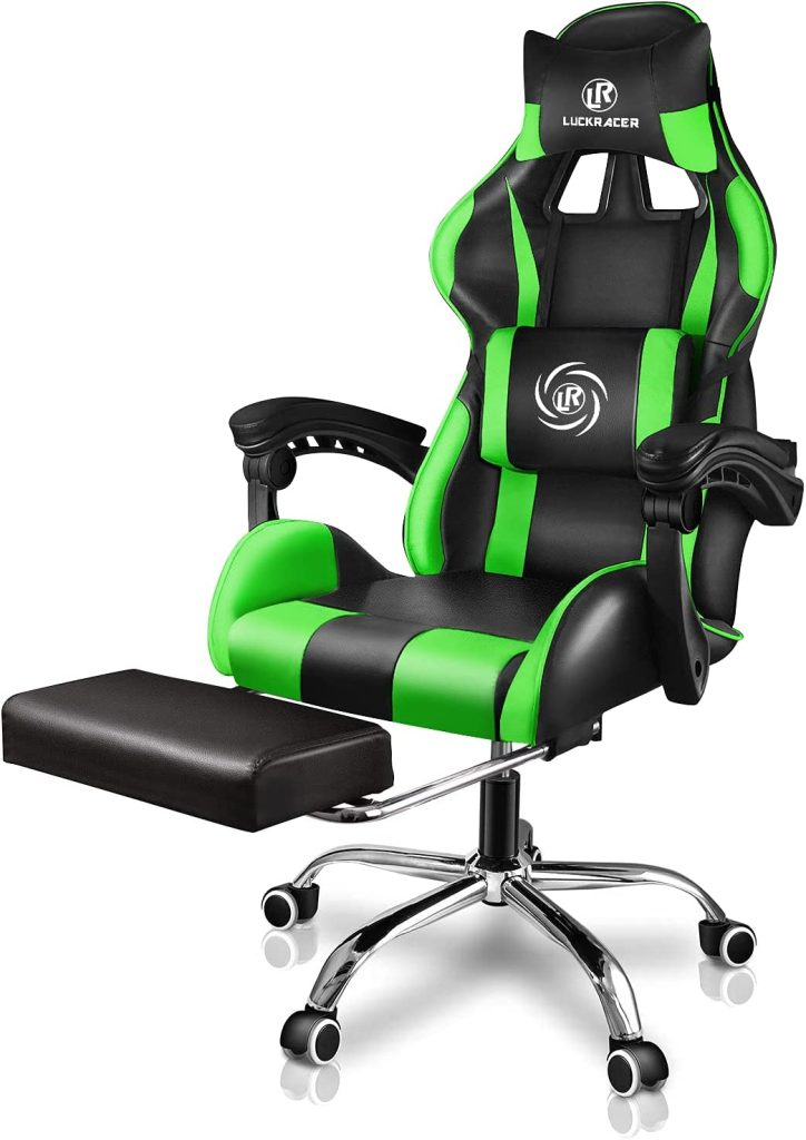 Grüner Gaming Stuhl in Grün Design