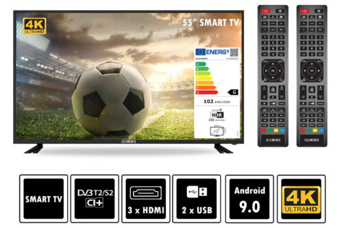 KB Elements 55u0022 Smart TV Fernseher ELT55DE910B 4K UltraHD